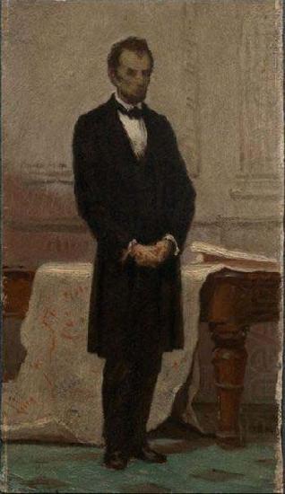 William Morris Hunt Portrait of Abraham Lincoln by the Boston artist William Morris Hunt, china oil painting image